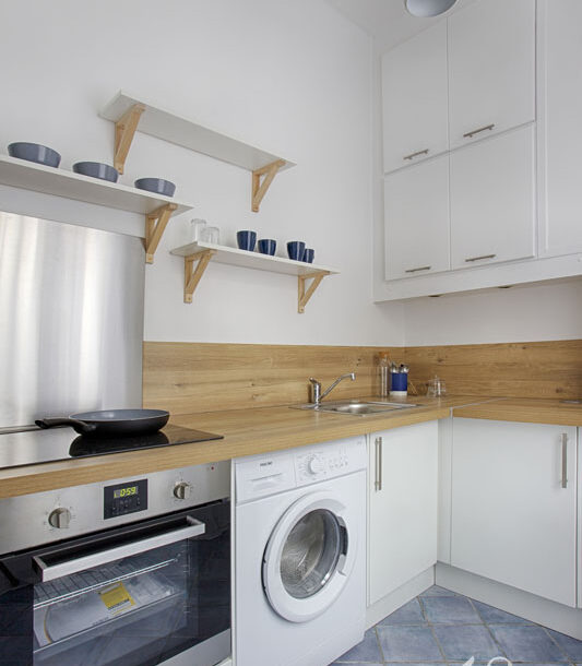 Decoration appartement vanves francois cuisine blanche 1