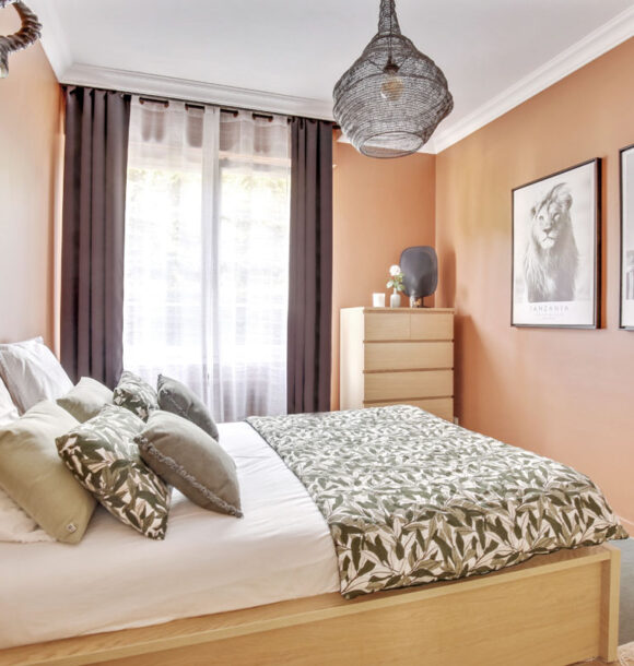 Decoration ermont chambre murs terracotta 1