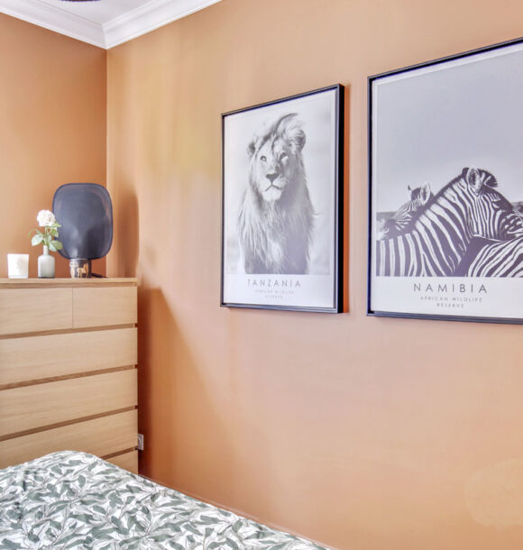 Decoration ermont chambre murs terracotta 3