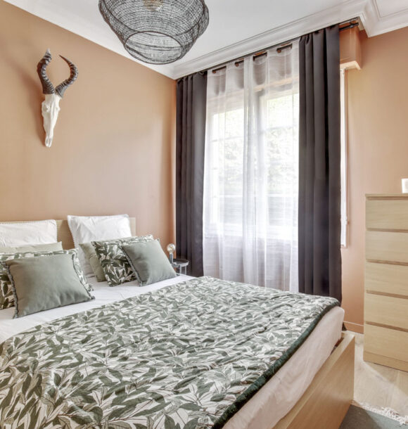 Decoration ermont chambre murs terracotta 4