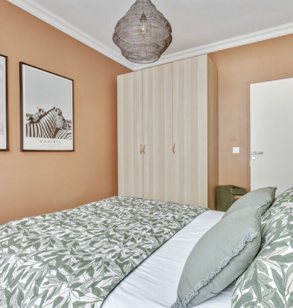Decoration ermont chambre murs terracotta 7