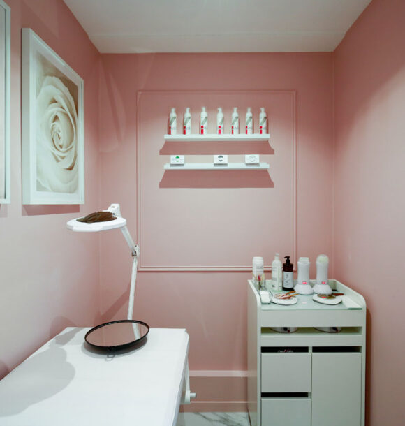 Decoration institut sannois massage rose or 4