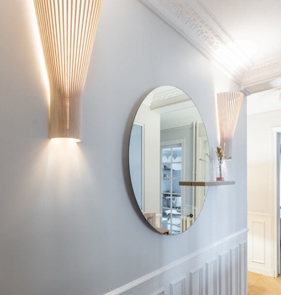 Decoration appartement enghein les bains entree applique