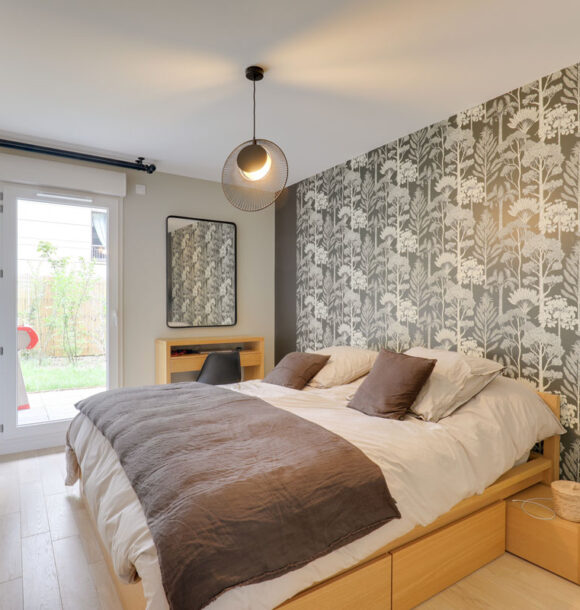 Decoration appartement st cloud chambre parentale fonce 1