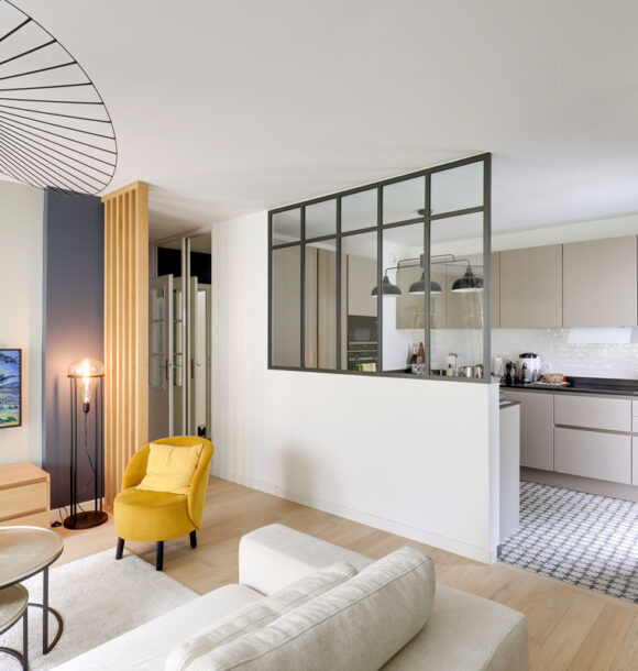 Decoration appartement st cloud salon cuisine