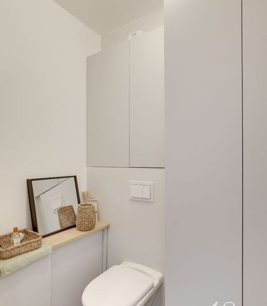 Decoration appartement st cloud wc blanc