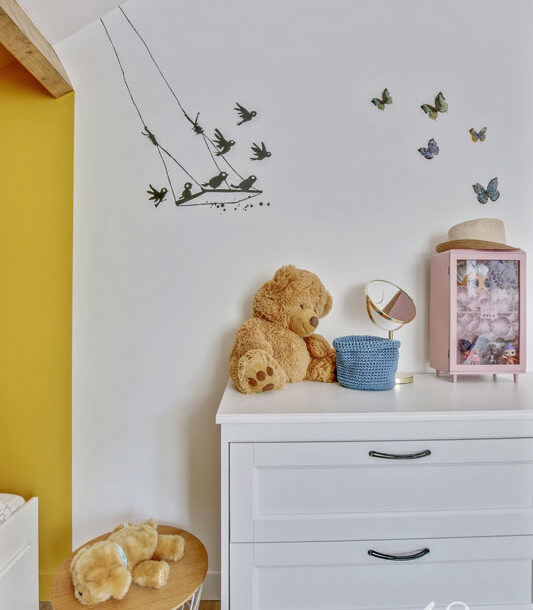 Decoration maison ermont chambre stickers oiseaux noir